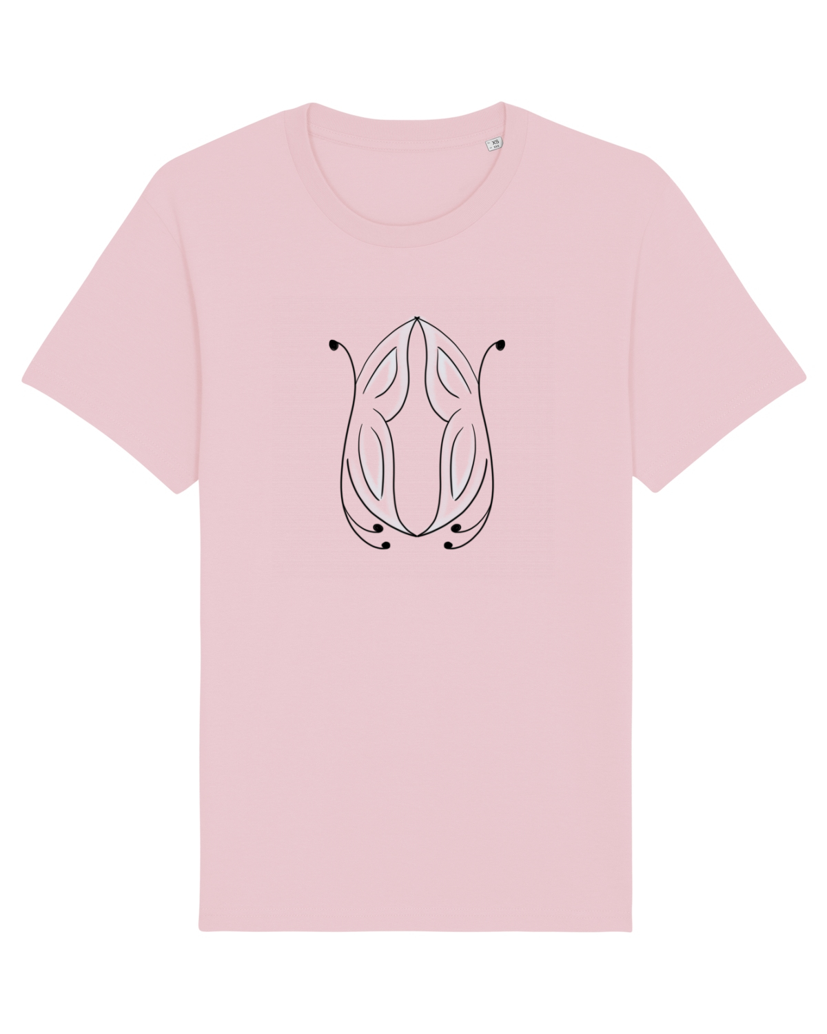 Tricou mânecă scurtă Unisex Rocker Cotton Pink