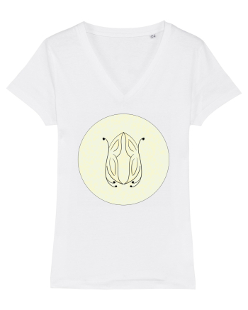 Fluturi in Gradina Galbena White