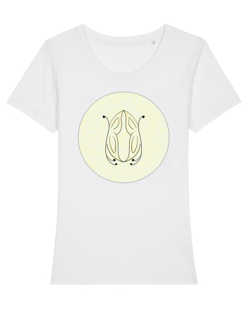 Fluturi in Gradina Galbena White