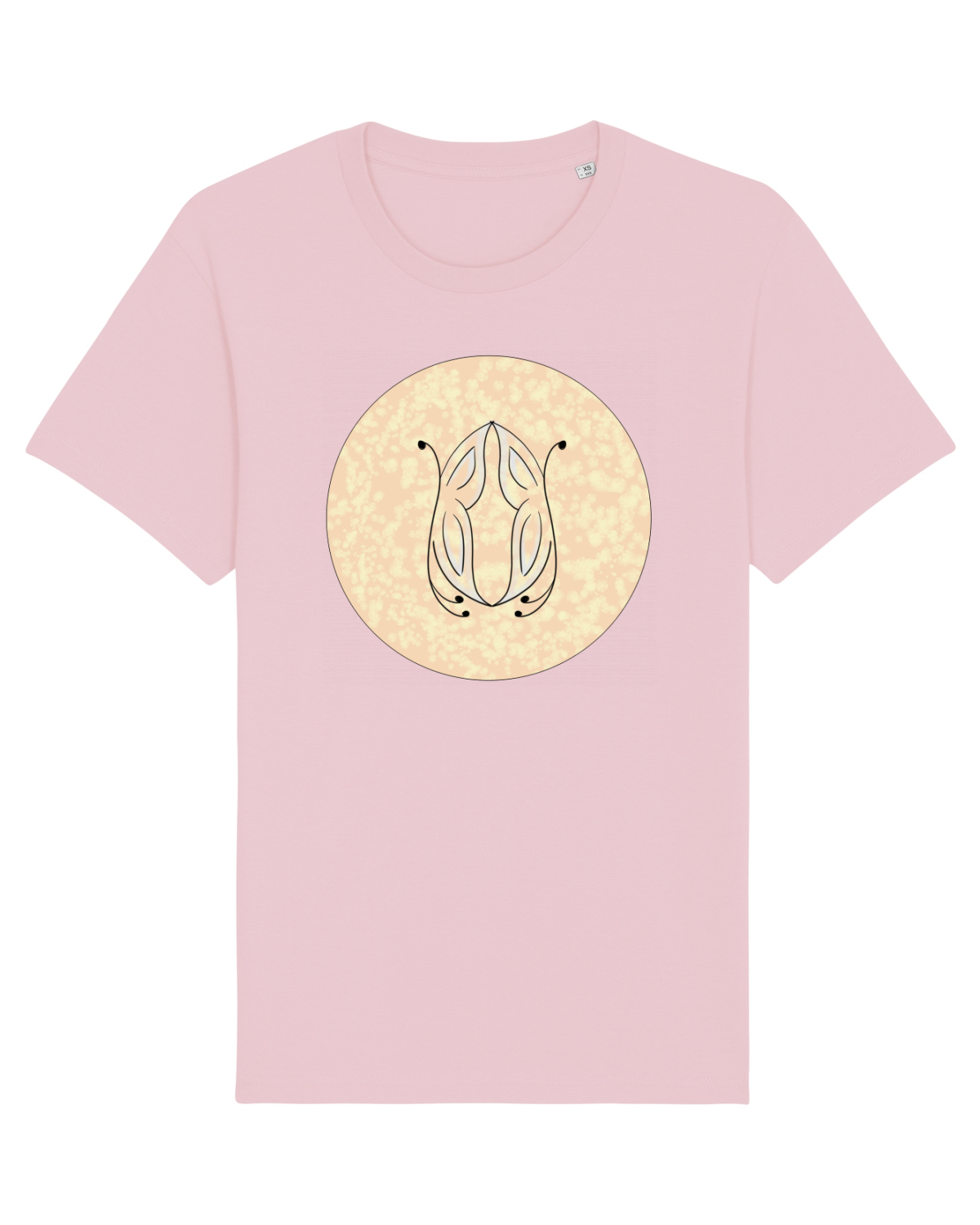 Tricou mânecă scurtă Unisex Rocker Cotton Pink