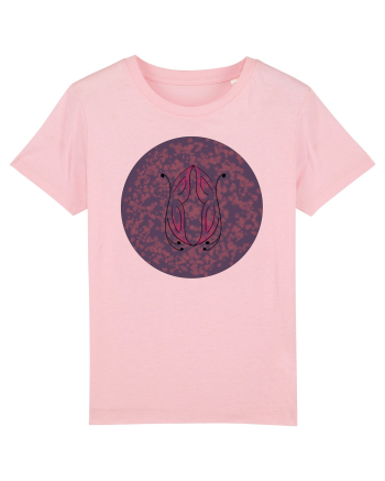 Fluturi in Gradina Mov Cotton Pink