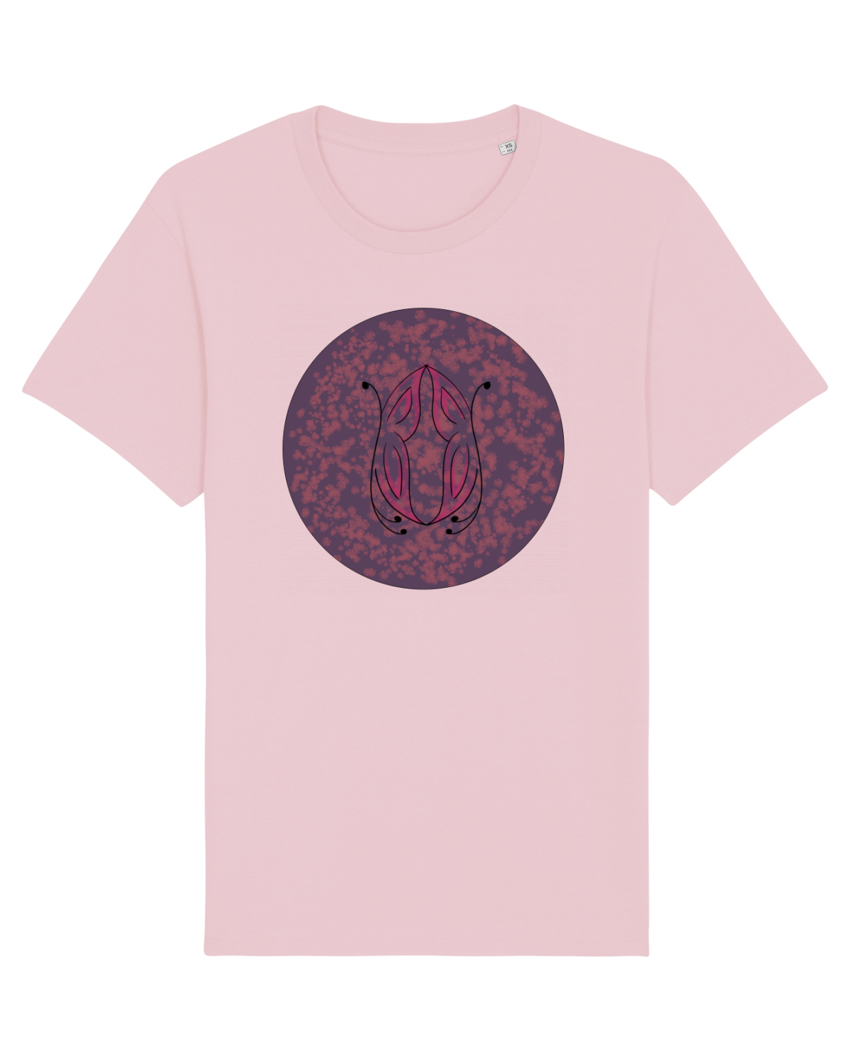 Tricou mânecă scurtă Unisex Rocker Cotton Pink