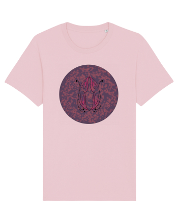 Fluturi in Gradina Mov Cotton Pink
