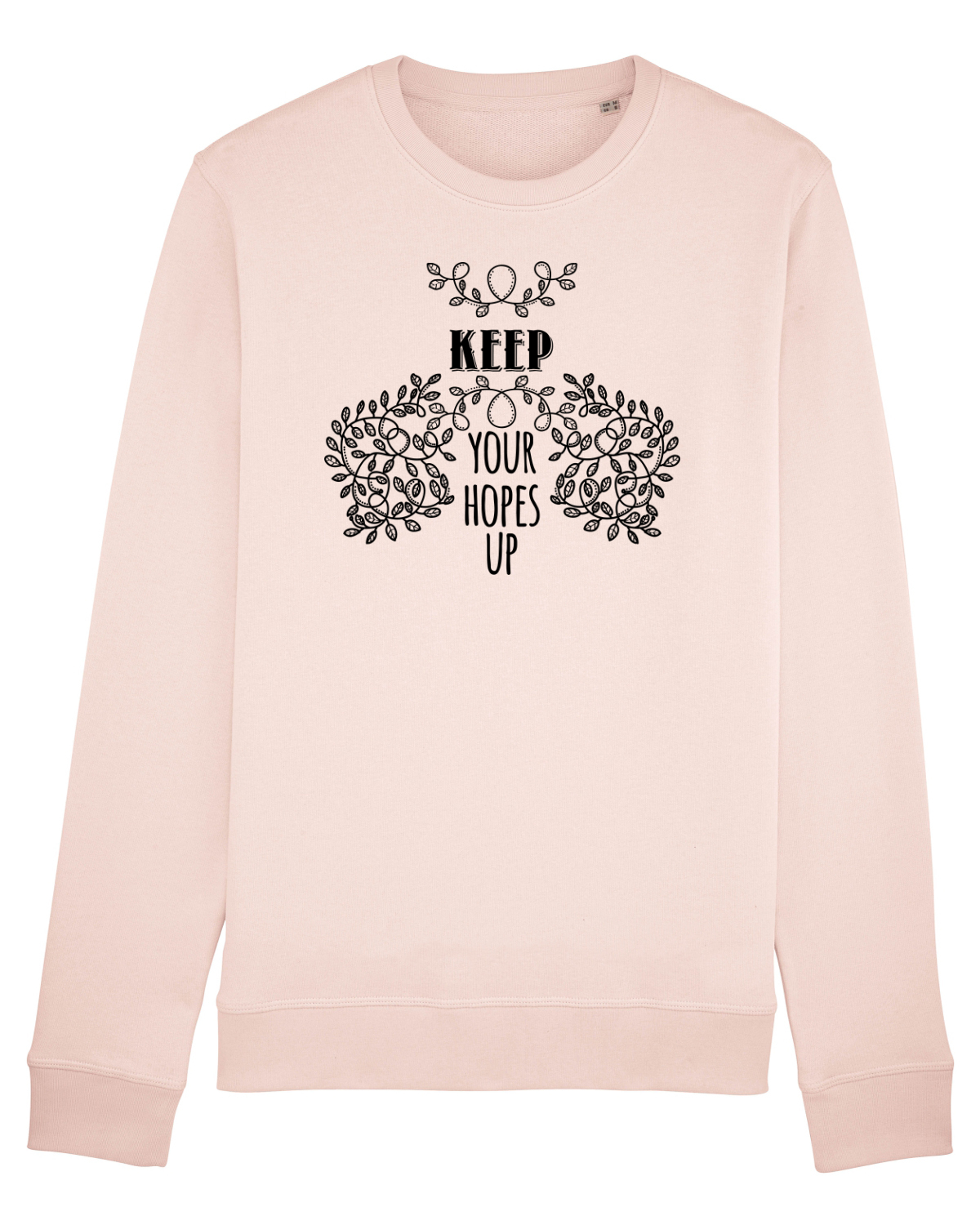 Bluză mânecă lungă Unisex Rise Candy Pink