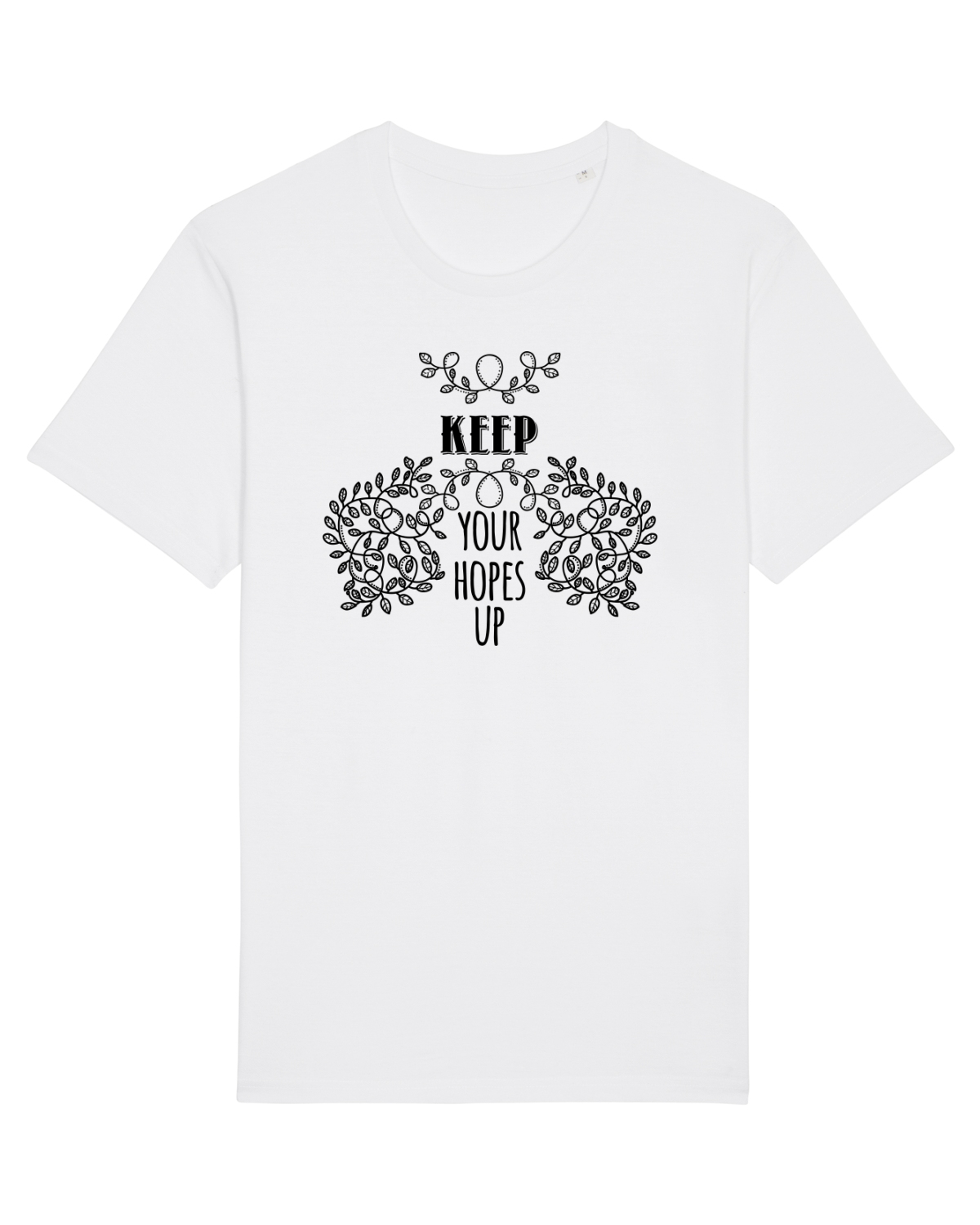 Tricou mânecă scurtă Unisex Rocker White