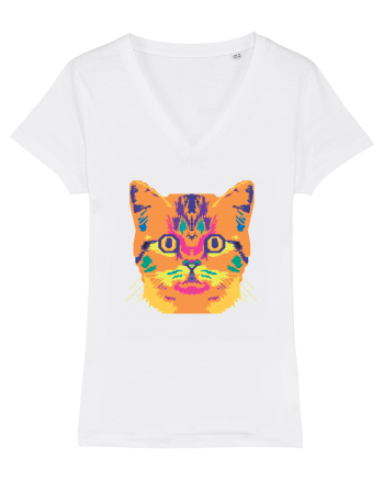 Laser Cat  White