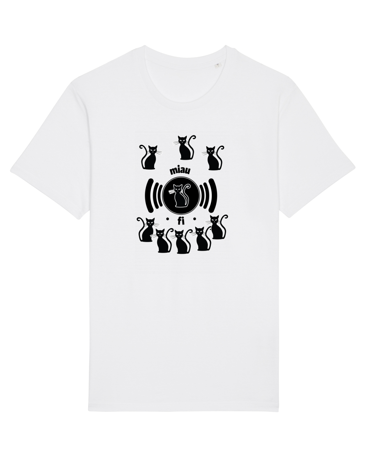 Tricou mânecă scurtă Unisex Rocker White