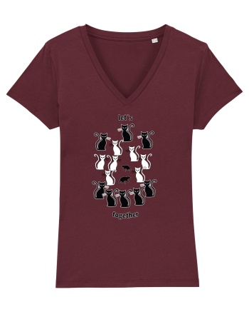 let`s together Burgundy