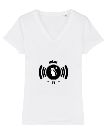 wi-fi cat White