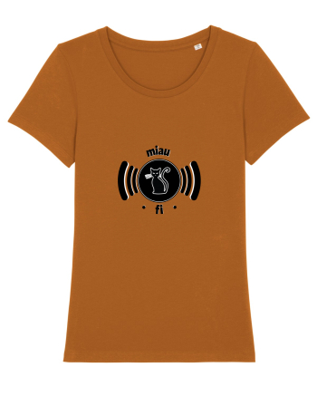 wi-fi black cat Roasted Orange