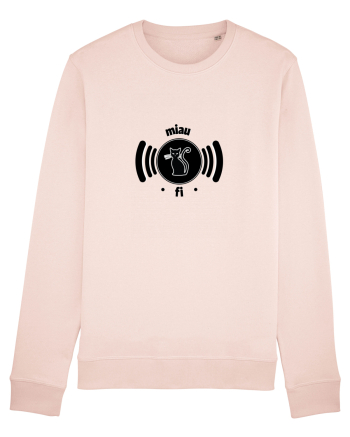 wi-fi black cat Candy Pink
