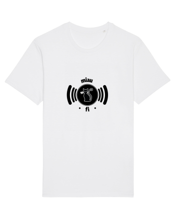 wi-fi black cat White