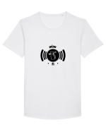 wi-fi black cat Tricou mânecă scurtă guler larg Bărbat Skater