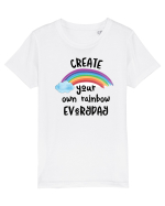 Curcubeu Tricou mânecă scurtă  Copii Mini Creator