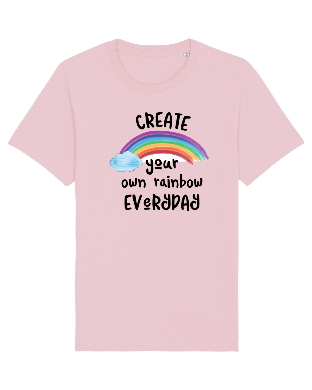 Tricou mânecă scurtă Unisex Rocker Cotton Pink
