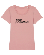 Ce faceți terminaților? Tricou mânecă scurtă guler larg fitted Damă Expresser