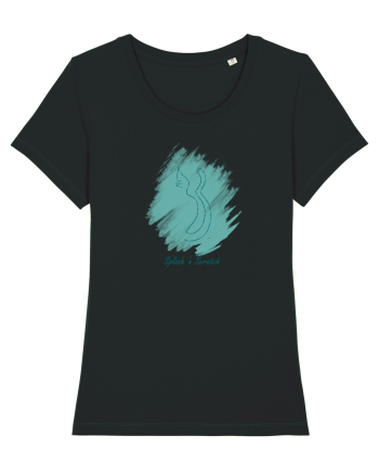 Cat Splash Green Black