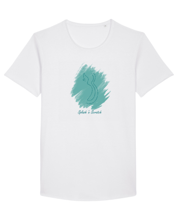 Cat Splash Green White