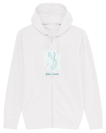 Cat Splash Blue White