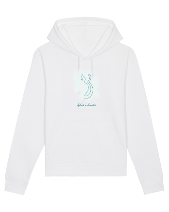 Cat Splash Blue White