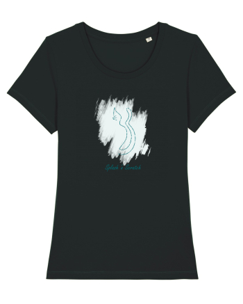 Cat Splash Blue Black