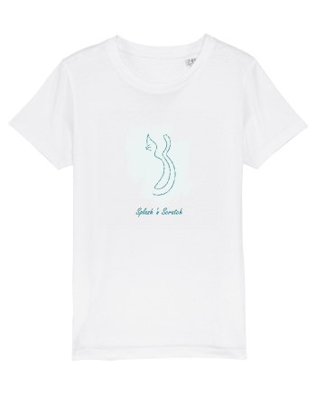Cat Splash Blue White