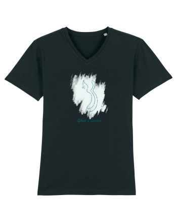 Cat Splash Blue Black