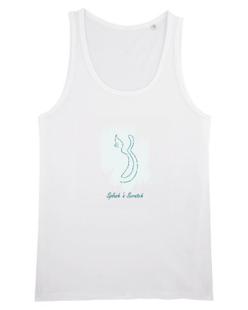 Cat Splash Blue White