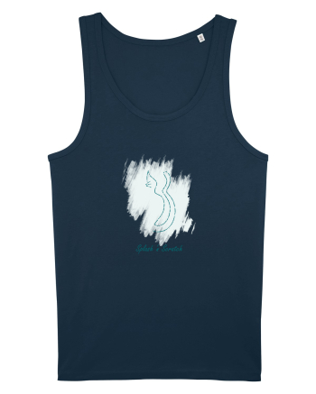 Cat Splash Blue Navy