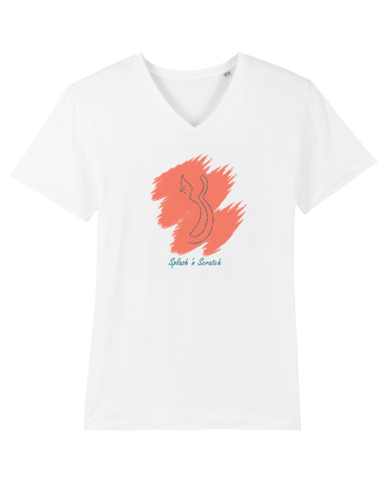 Cat Splash Oranj White