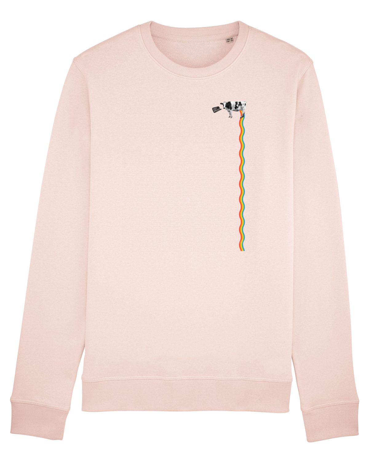 Bluză mânecă lungă Unisex Rise Candy Pink