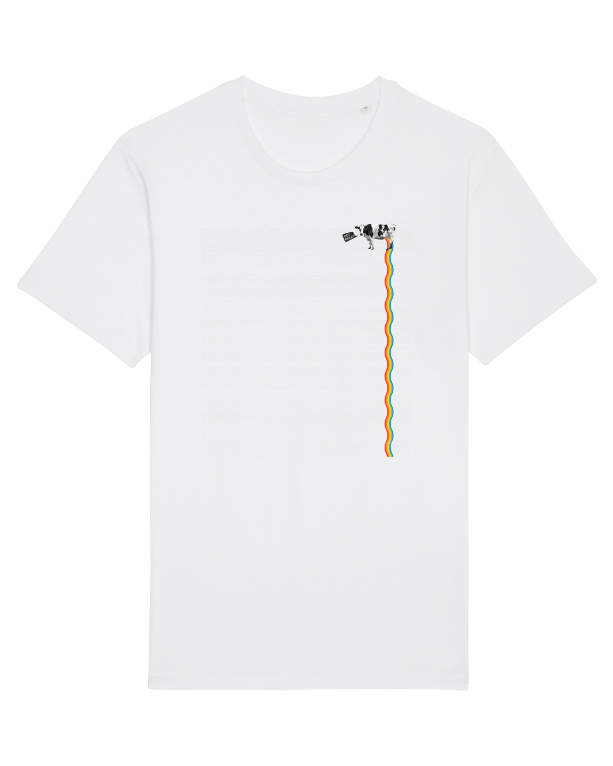 Tricou mânecă scurtă Unisex Rocker White