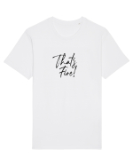 That's FIRE! Tricou mânecă scurtă Unisex Rocker