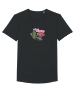 When nothing goes right... Tricou mânecă scurtă guler larg Bărbat Skater