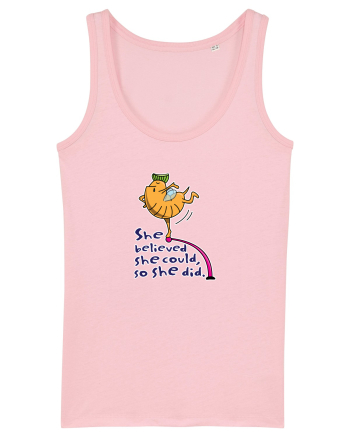 She believe she could, so she did Cotton Pink