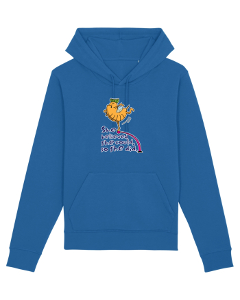 She believe she could, so she did Royal Blue