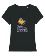 She believe she could, so she did Tricou mânecă scurtă guler larg fitted Damă Expresser