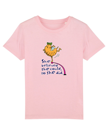 She believe she could, so she did Cotton Pink