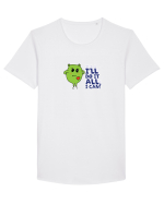 I'll do it all I can! Tricou mânecă scurtă guler larg Bărbat Skater