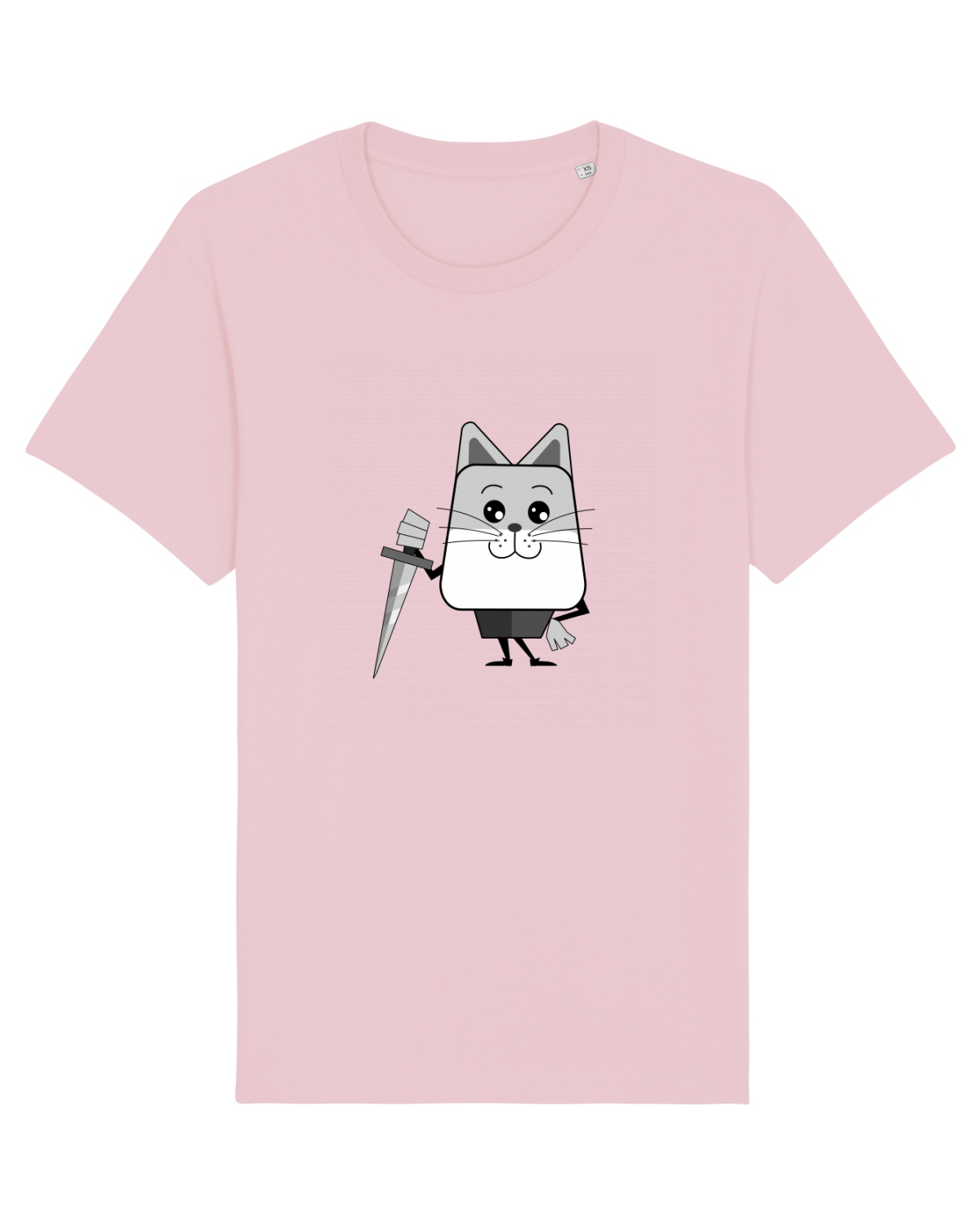 Tricou mânecă scurtă Unisex Rocker Cotton Pink