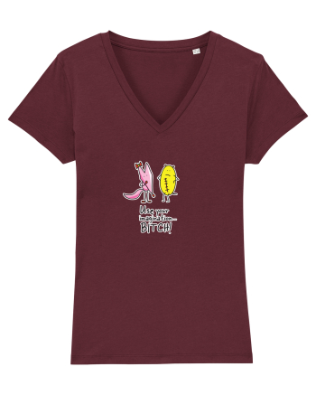 Use your imagination... BITCH! Burgundy