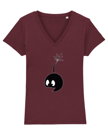smiley bomb  Burgundy