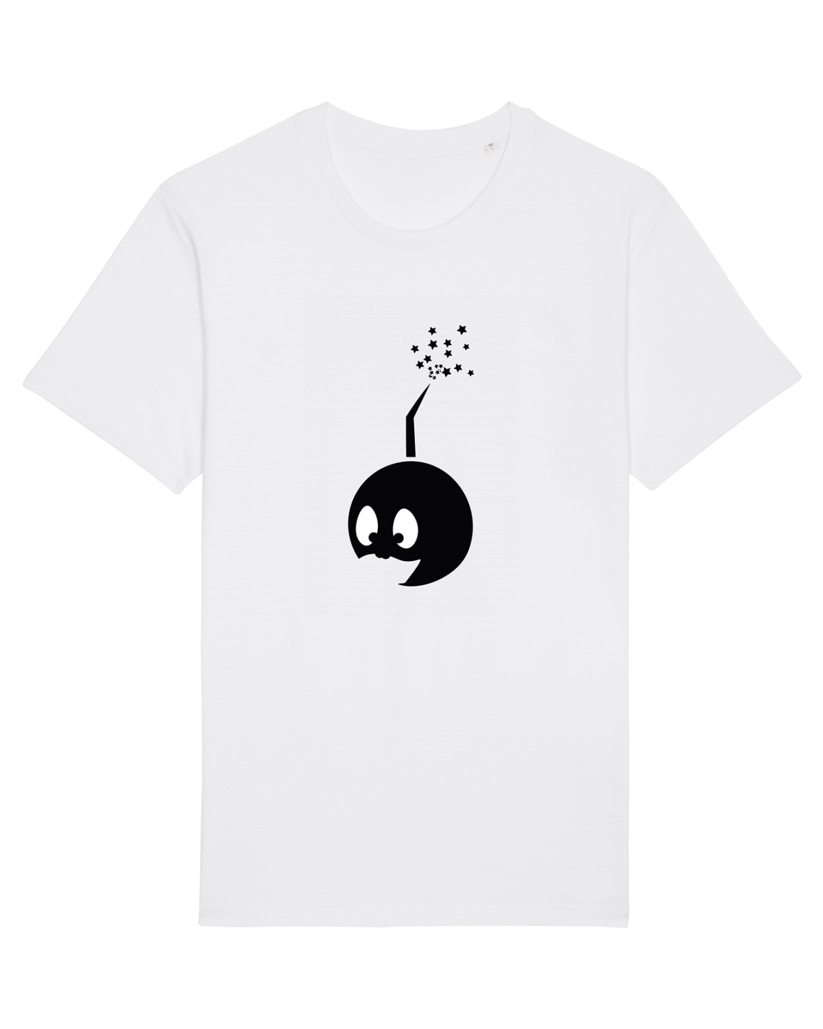 Tricou mânecă scurtă Unisex Rocker White