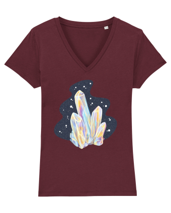Rainbow Quartz Burgundy