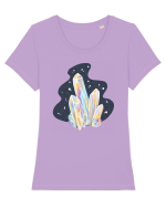 Rainbow Quartz Tricou mânecă scurtă guler larg fitted Damă Expresser