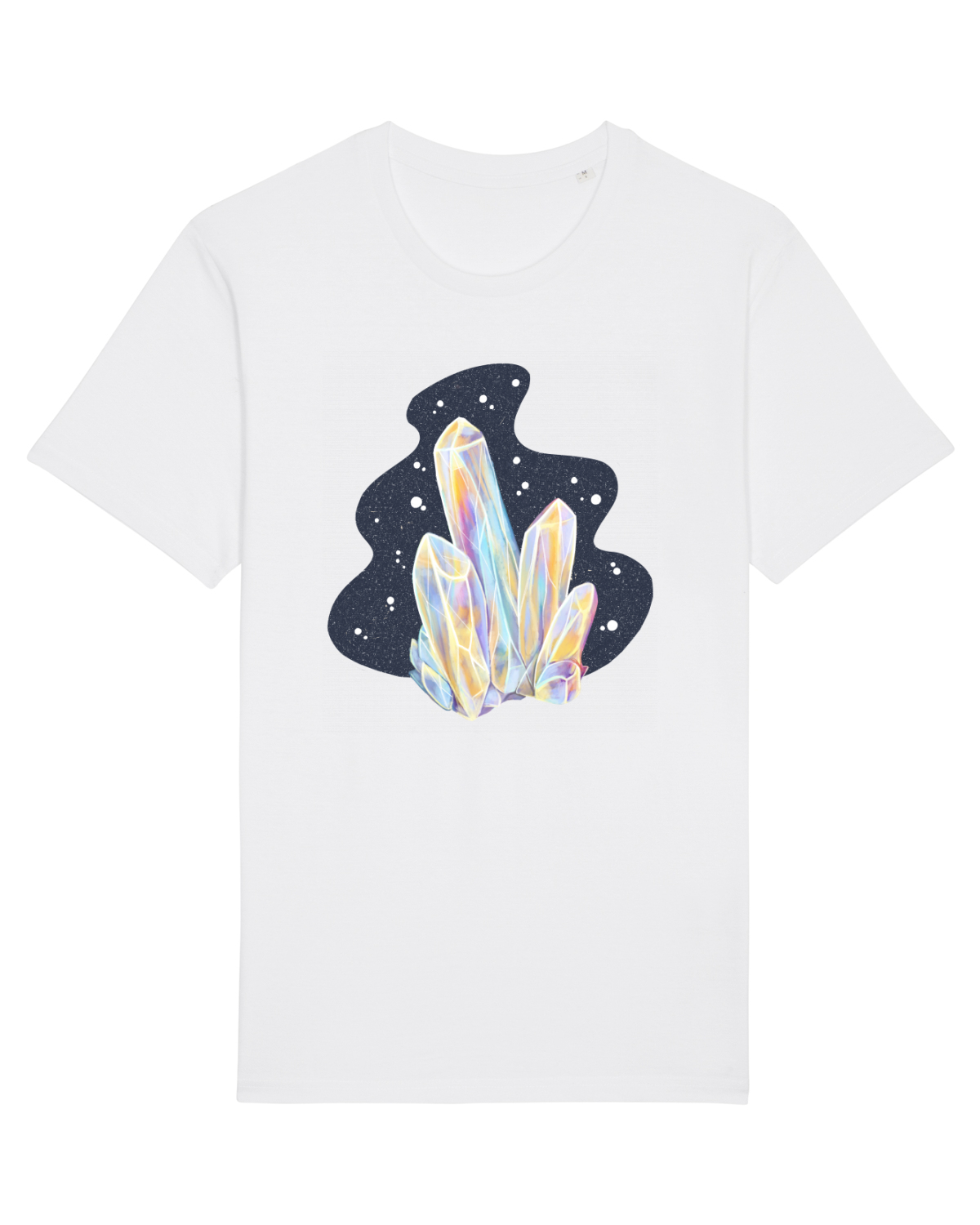 Tricou mânecă scurtă Unisex Rocker White