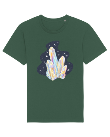Rainbow Quartz Bottle Green