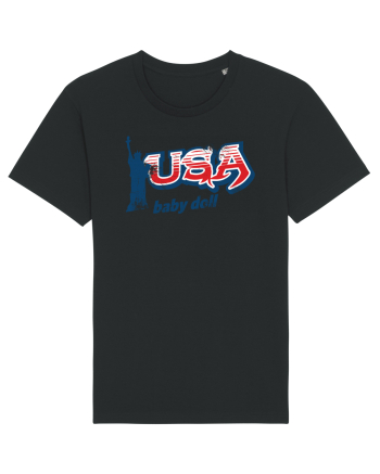 usa baby doll Black
