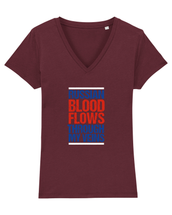 Russian blood flows through my veins Burgundy