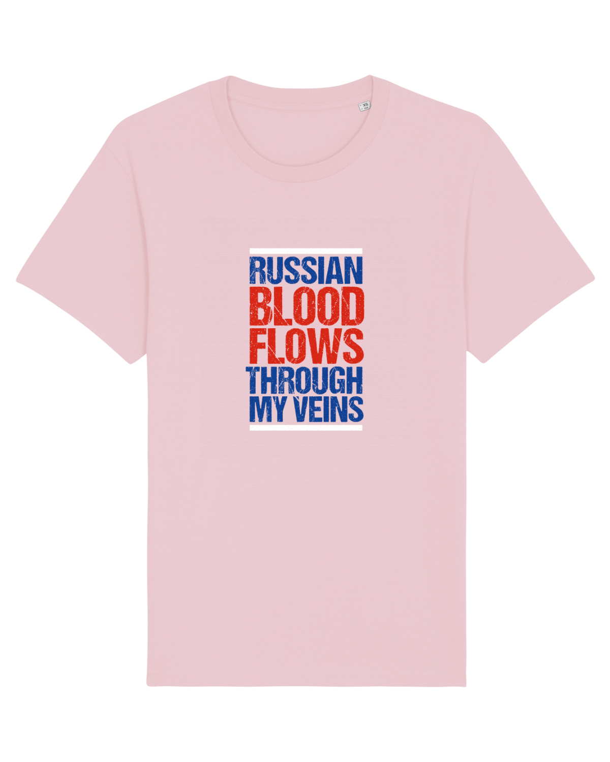 Tricou mânecă scurtă Unisex Rocker Cotton Pink